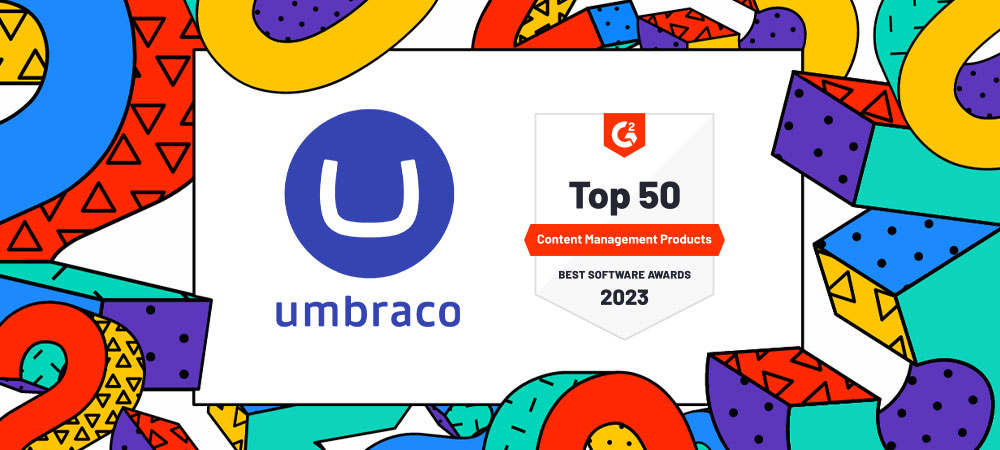 Umbraco in G2 Top 50 Content Management Products 2023