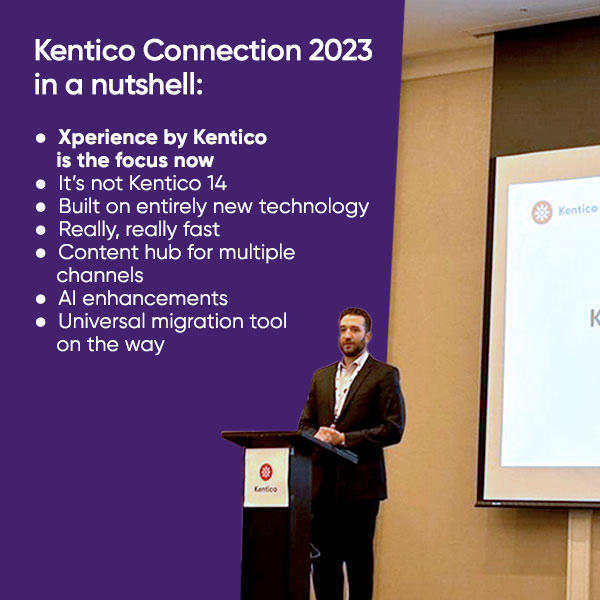 Kentico Connection 2023 in Nashville and Brno – what to expect from Kentico in the near future