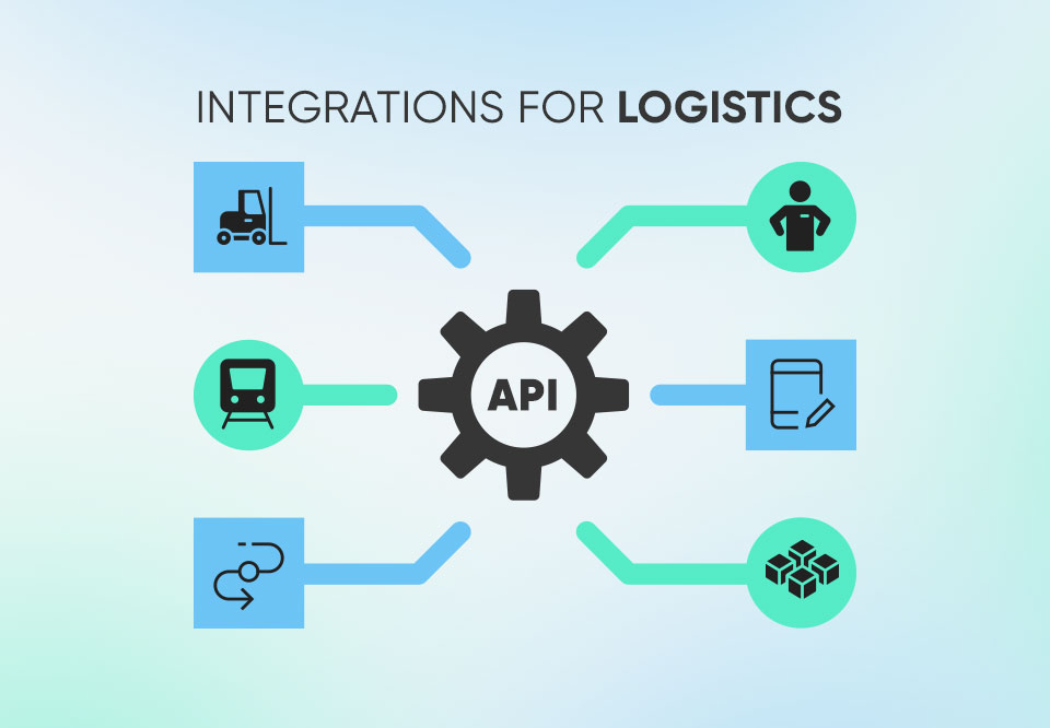 APIs, webhooks, integration solutions development for logistics and supply management